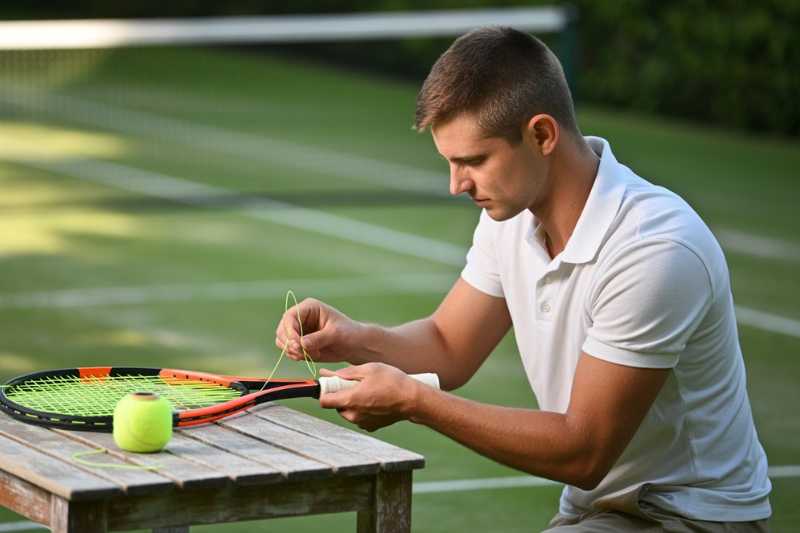 A_Men_Restring_His_Tennis_Racket